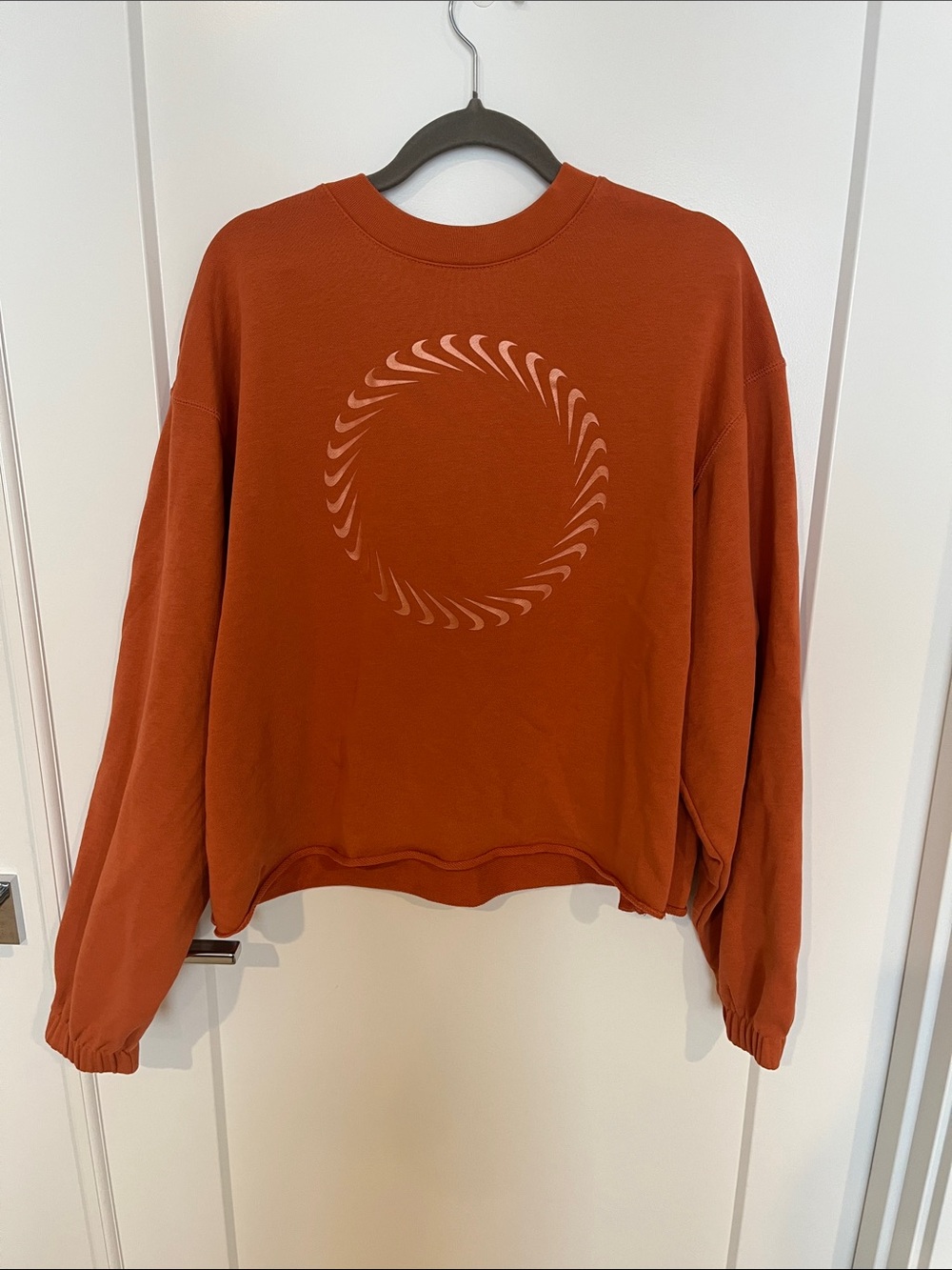 Nike Women's Crewneck Sweatshirt Rust Orange